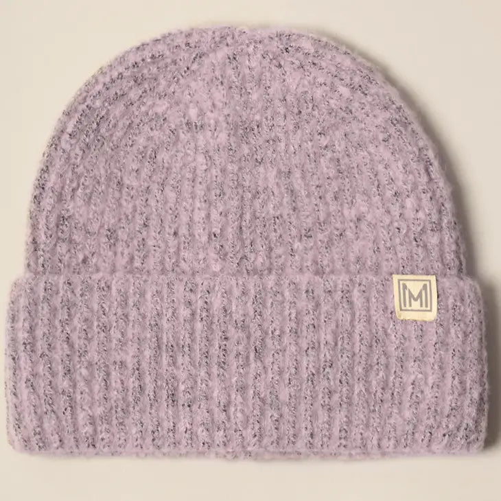 Winter Soft Ribbed Knit Cuff Beanie Hat
