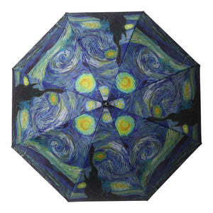 Van Gogh Starry Night Reverse Umbrella
