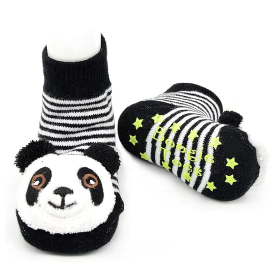 Baby Panda Boogie Toes Rattle Toddler Socks
