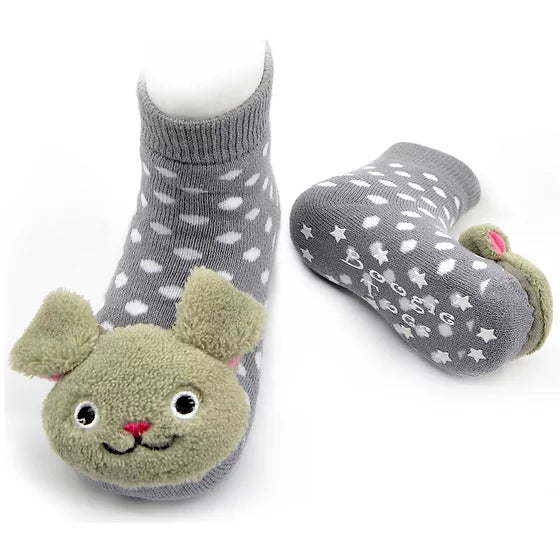 Bunny Boogie Toes Rattle Toddler Socks