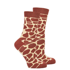 Women's Giraffe Crew Socks