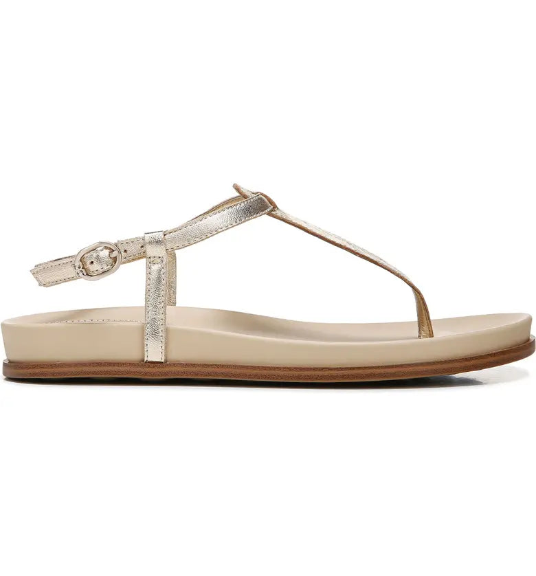 Naomi Thong Sandals Gold Leather