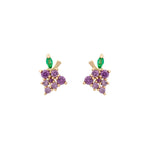 Load image into Gallery viewer, Grape Studs - Gold
