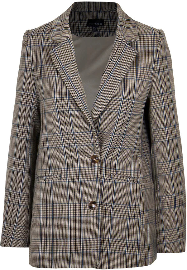 Sherlock Plaid Blazer