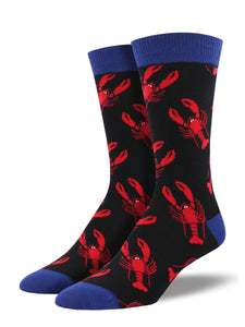 Lobster Men's Bamboo Socks