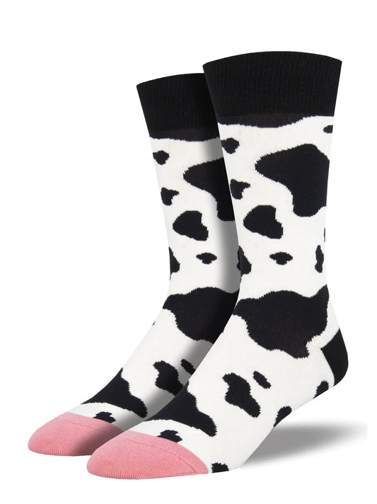 Moooo! Men's Crew Socks