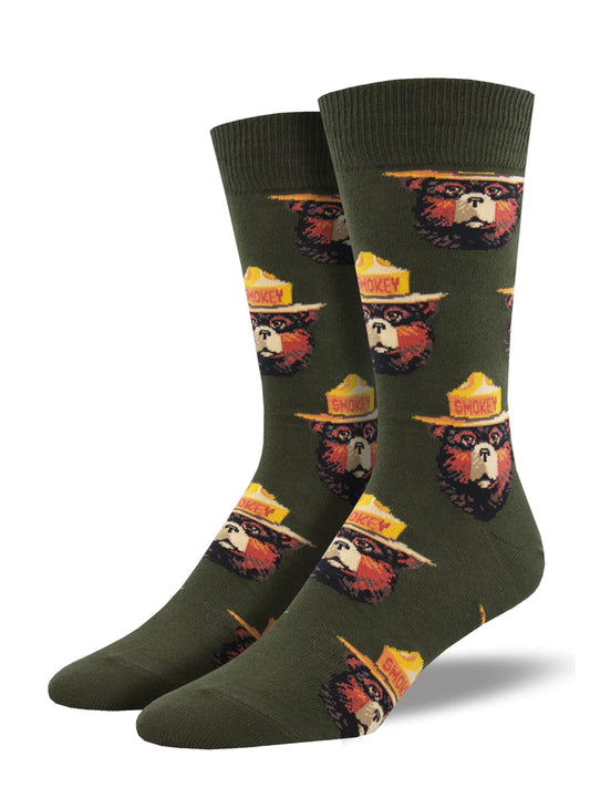 Smokey Face Men's Crew Socks
