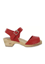 Load image into Gallery viewer, Anja Clogs Red Leather
