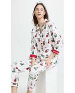 Load image into Gallery viewer, Women&#39;s Flannel PJ Set - Happy Howlidays

