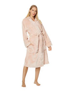 Load image into Gallery viewer, Luxe Plush Robe- Champagne
