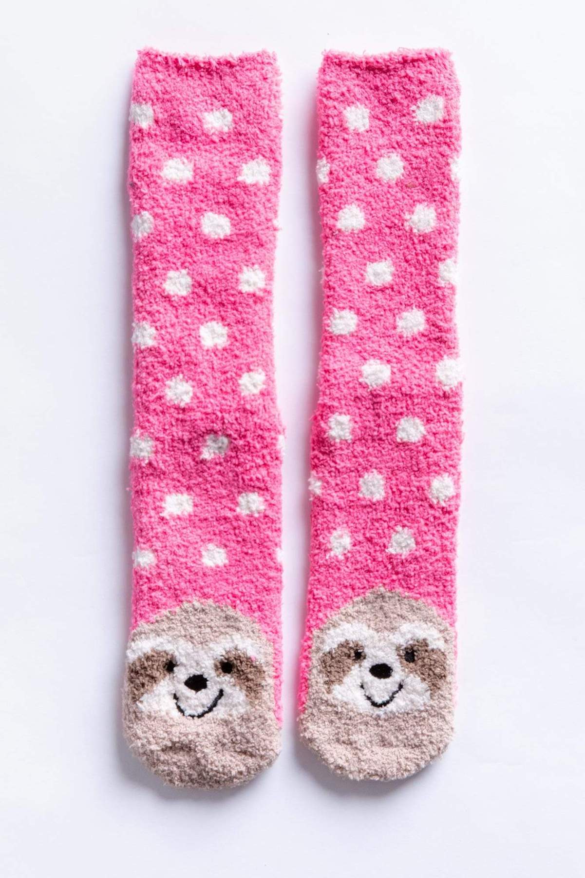 Plush Cozy Sloth Slipper Socks