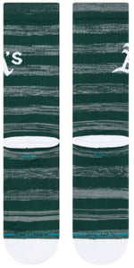 Load image into Gallery viewer, A&#39;s Twist Men&#39;s Crew Green

