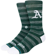 Load image into Gallery viewer, A&#39;s Twist Men&#39;s Crew Green
