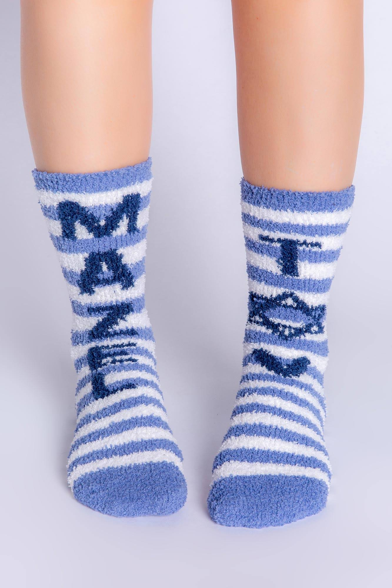Plush Cozy Mazel Tov Slipper Socks