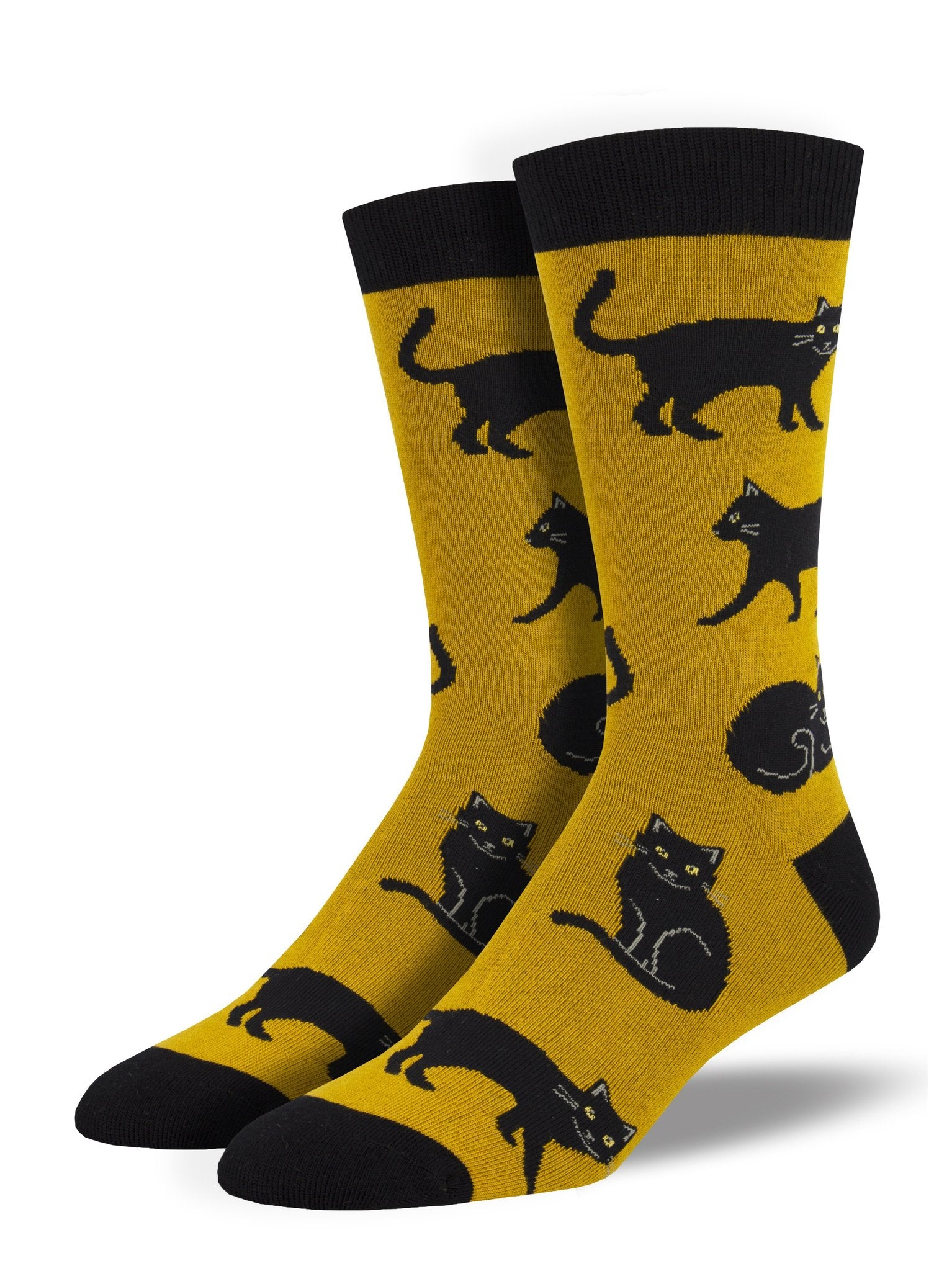 Black Cat Men's Socks
