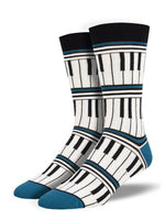 Load image into Gallery viewer, Piano Stripe Men&#39;s Socks
