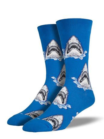 King Size Shark Attack Men's Socks
