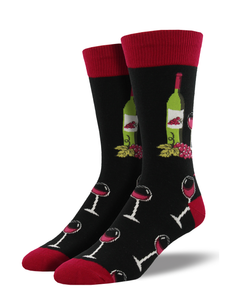 King Size Wine Men's Socks