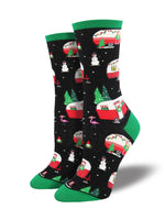 Load image into Gallery viewer, Christmas Campers Socks
