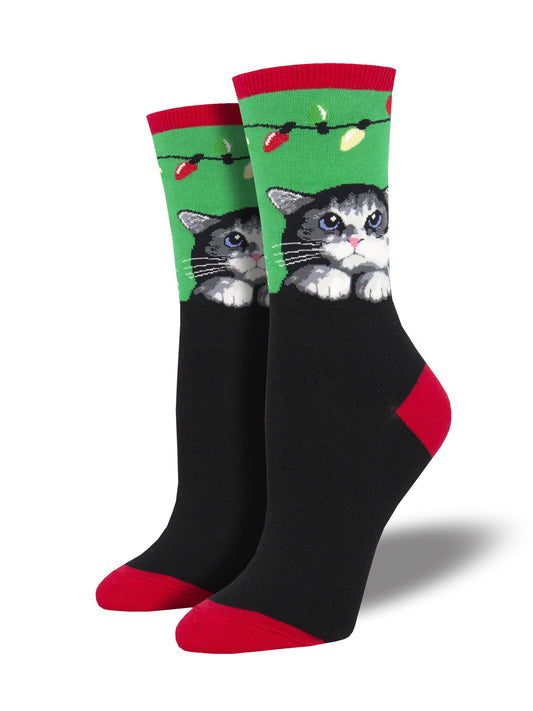Purrty Lights Socks