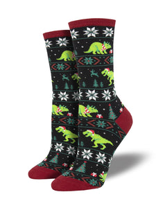 Santasaurus Rex Socks