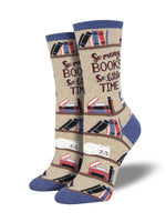 Load image into Gallery viewer, Time For a Good Book Socks
