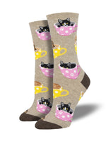 Load image into Gallery viewer, Cat-feinated Socks
