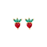 Load image into Gallery viewer, Strawberry Studs - Gold
