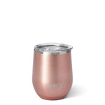 Load image into Gallery viewer, Shimmer Rose Gold Stemless Wine Cup (14oz)
