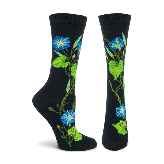Witches Garden Morning Glory Socks