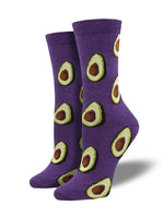 Load image into Gallery viewer, Let&#39;s Guac About It Bamboo Women&#39;s Socks
