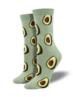 Load image into Gallery viewer, Let&#39;s Guac About It Bamboo Women&#39;s Socks
