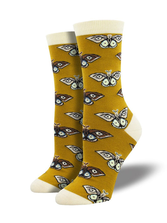 Vintage Moths Bamboo Women's Socks