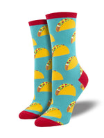 Load image into Gallery viewer, Tacos Women&#39;s Crew Socks
